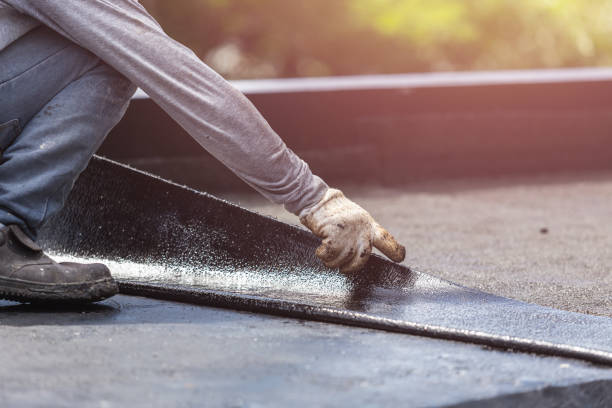 Professional Exterior Waterproofing technician working in Newtown Square, PA